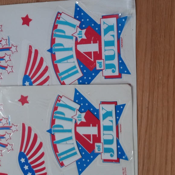 Amscan Happy 4th of July Window decorations 2 sets - Picture 5 of 5